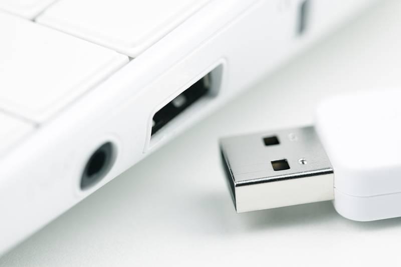 Laptop i port USB
